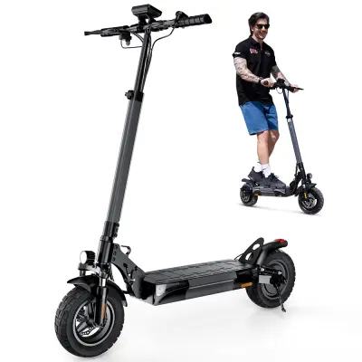 Električni skuter iScooter W9, baterija 48 V 14 Ah, 10", dvojno blaženje udarcev