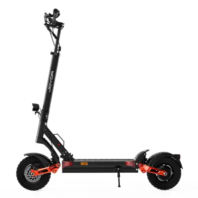 JOYOR T-PRO zložljiv električni skiro 48V 26Ah, 10-palčni, hidravlična vzmetenje in zavore, črna