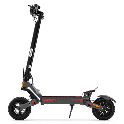iScooter iF1 zložljivi električni skuter 48V 10Ah, 10" terenske pnevmatike, z aplikacijo, črna