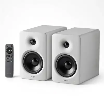Edifier M90 Aktivni Namizni Zvočniki – 100W RMS, Hi-Res Audio, Bluetooth 6.0, HDMI eARC, Beli