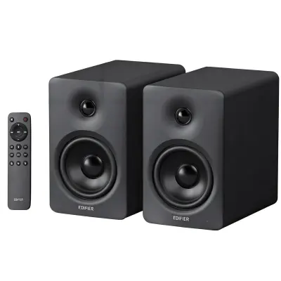 Edifier M90 Aktivni Namizni Zvočniki – 100W RMS, Hi-Res Audio, Bluetooth 6.0, LDAC, HDMI eARC, Črni