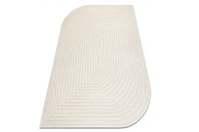 DUNE 8051 SHAPE preproga kremna – Geometrijska, linije, struktura, nepravilna oblika 133x190 cm
