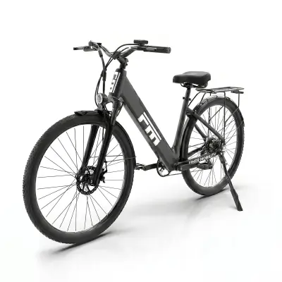 Električno kolo FM M2 Step-Through 250 W, 36 V 13 Ah odstranljiva baterija, črna
