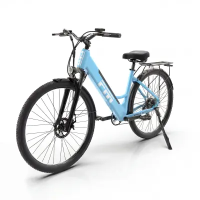 Električno kolo FM M2 Step-Through 250 W, 36 V 13 Ah odstranljiva baterija, modra