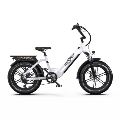 Onesport OT08 20" mestno električno kolo, 48 V 18 Ah, navor 65 Nm, doseg 80–90 km, belo