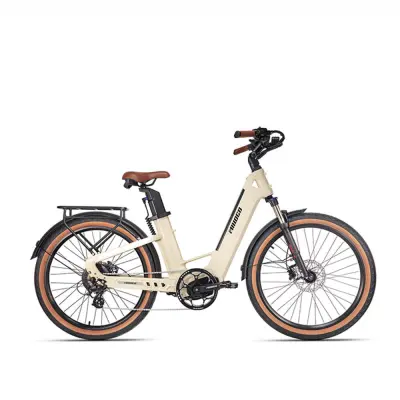 Karbonsko električno kolo MIHOGO Air Max, dvojna baterija 19,2 Ah, ultralahko, rumeno