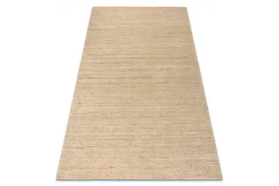 Volnena preproga BERBER LOOM pesek, bež - ROČNO TKANA mešanica, debela 60x90 cm
