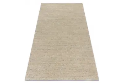 Volnena preproga BERBER LOOM temno srebro 2018 - ROČNO TKANA mešanica, debela 60x90 cm