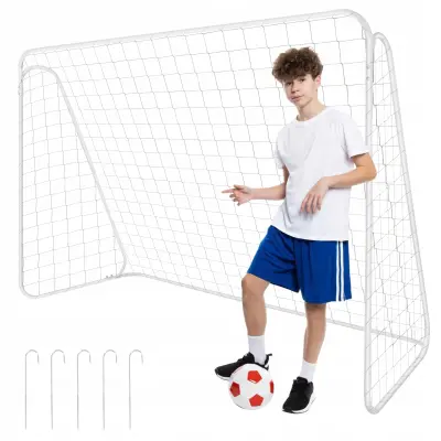 XXL kovinski nogometni gol 213x150cm