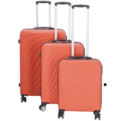 Potovalni kovček 30l / oranžen / polipropilen, ABS