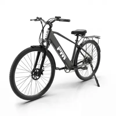 FM M1 27,5” mestno električno kolo 250 W, odstranljiva baterija, 7 prestav, črna