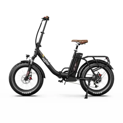 ONESPORT OT16 Max mestno električno kolo, 48V 18AH, 20” debelo kolo, črna