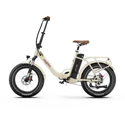 ONESPORT OT16 Max mestno električno kolo, 48V 18AH, 20” debelo kolo, bež