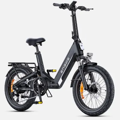 Kompaktno električno kolo ENGWE L20 3.0 BOOST - 250 W z navorom 75 NM - 13,5 Ah 648 Wh - črno