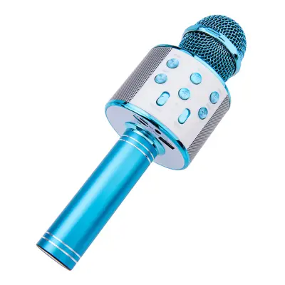 TechKidz, Mikro karaoke Bluetooth s funkcijo snemanja in režo za kartico Micro-SD, Anas modra (petrolej)
