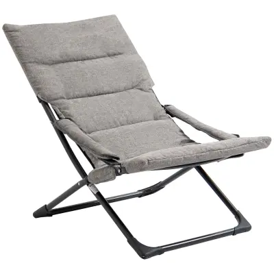 Zložljiv stol 66x94x79 cm siva