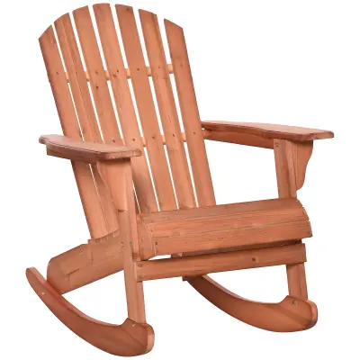 Gugalnik Adirondack, 77x94x97 cm, naravni les