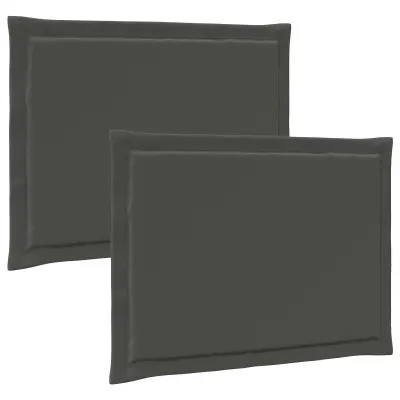 vidaXL Sedežne blazine 2 pcs Antracit 47 x 36 x 2 cm Poliester