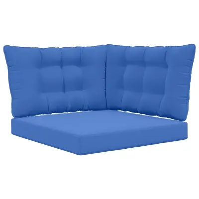 vidaXL Zunanja blazina za kavč 3 pcs Turkizna Poliester