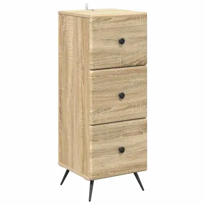 vidaXL Predalna omara Sonoma hrast 33 x 34,5 x 90 cm Inženirski les