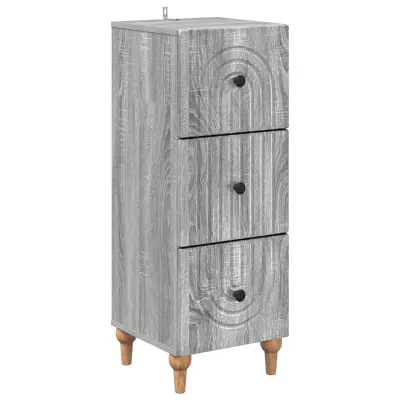 vidaXL Predalna omara Siva Sonoma 33 x 34,5 x 90 cm Inženirski les