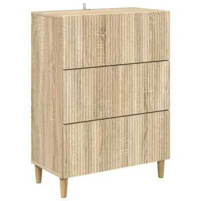 vidaXL Predalna omara Sonoma hrast 66 x 34,5 x 90 cm Inženirski les