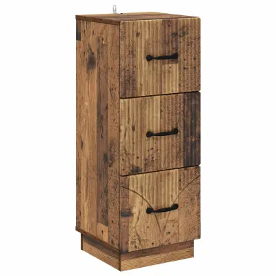 vidaXL Predalna omara Star les 33 x 34,5 x 87 cm Inženirski les