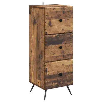 vidaXL Predalna omara Star les 33 x 34,5 x 90 cm Inženirski les