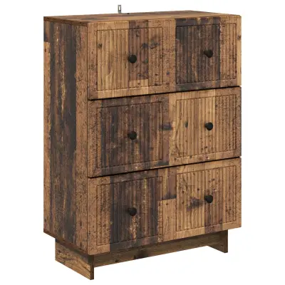 vidaXL Predalna omara Star les 66 x 34,5 x 90 cm Inženirski les