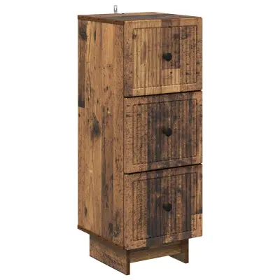 vidaXL Predalna omara Star les 33 x 34,5 x 90 cm Inženirski les