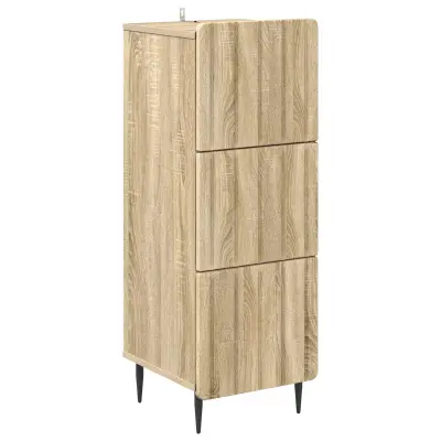 vidaXL Predalna omara Sonoma hrast 33 x 34,5 x 92 cm Inženirski les