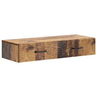 vidaXL Stenska stranska miza Star les 87,5 x 34,5 x 17 cm