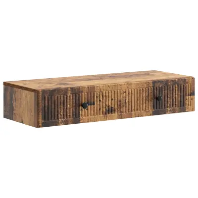 vidaXL Stenska stranska miza Star les 87,5 x 34,5 x 17 cm