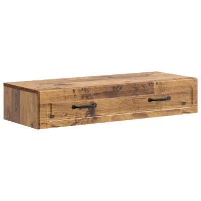 vidaXL Stenska stranska miza Star les 87,5 x 34,5 x 17 cm
