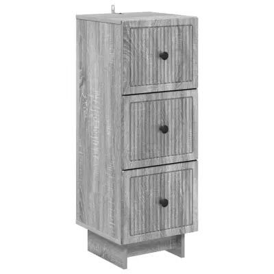 vidaXL Predalna omara Siva Sonoma 33 x 34,5 x 90 cm Inženirski les