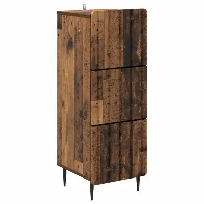 vidaXL Predalna omara Star les 33 x 34,5 x 92 cm Inženirski les