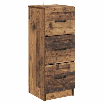 vidaXL Predalna omara Star les 33 x 34,5 x 87 cm Inženirski les