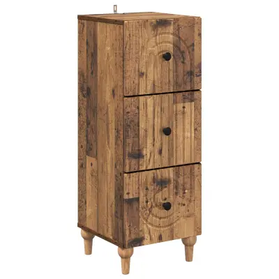 vidaXL Predalna omara Star les 33 x 34,5 x 90 cm Inženirski les