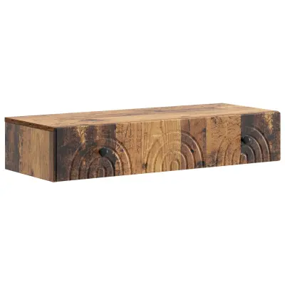 vidaXL Stenska stranska miza Star les 87,5 x 34,5 x 17 cm