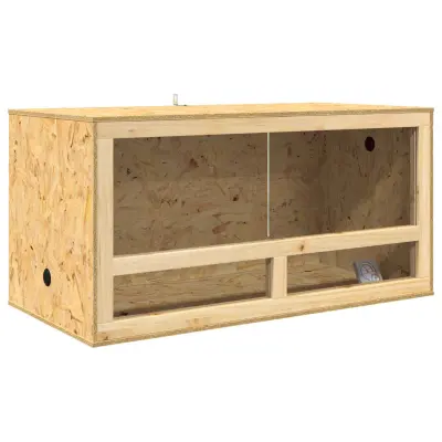 vidaXL Terarij Rjava 100 x 50 x 50 cm OSB