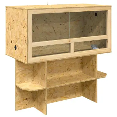 vidaXL Terarij Rjava 100 x 50 x 100 cm OSB