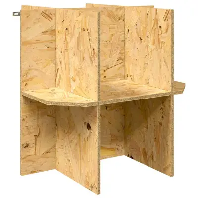 vidaXL Osnova za terarij Rjava 50 x 50 x 50 cm OSB