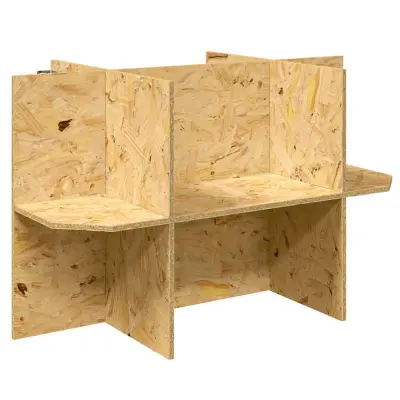 vidaXL Osnova za terarij Rjava 80 x 50 x 50 cm OSB