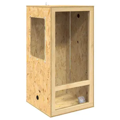 vidaXL Terarij Rjava 50 x 50 x 100 cm OSB