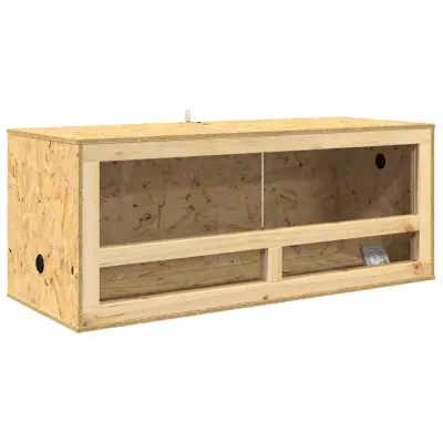 vidaXL Terarij Rjava 100 x 40 x 40 cm OSB