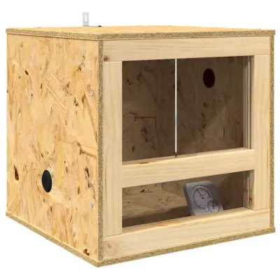 vidaXL Terarij Rjava 40 x 40 x 40 cm OSB