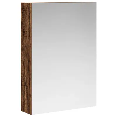 vidaXL Kopalniška ogledalna omara s polico Star les 50 x 14,5 x 70 cm