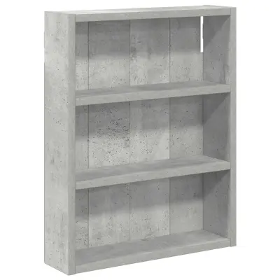 vidaXL Kopalna stenska omarica s polico Beton Siva 40 x 10 x 50 cm