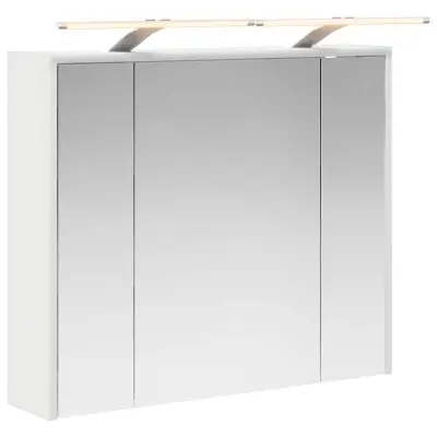 vidaXL Kopalniška ogledalna omara Bela 73,5 x 16 x 62,5 cm