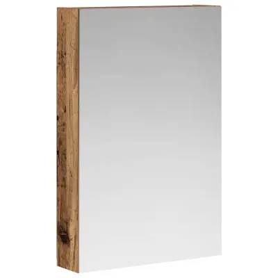 vidaXL Kopalniška ogledalna omara z vrati Star les 40 x 10,5 x 60,5 cm
